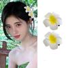 Korean Style Flower Hairpin Bohemian Style Beach Hair Clip Cute Simulation Flower Hair Clip  Women