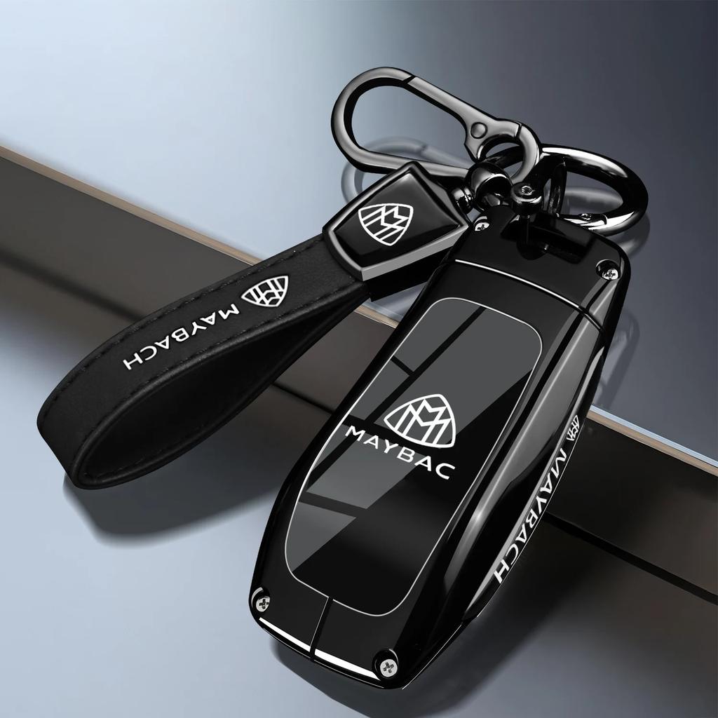 OQA4 Car Key Case Cover for Mercedes Benz C S A Class W206 W223 S350 C260 C300 S400 S450 S480 S500 Smart Key Holder Keychain