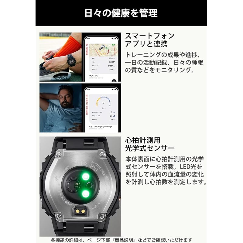 [Casio] G-Shock Watch [Domestic Genuine Product] G-SQUAD Heart Rate Monitor Bluetooth Equipped DW-H5600MB-1JR Men's Black