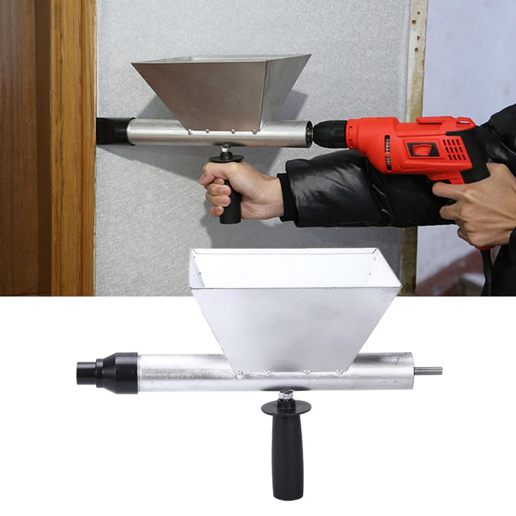 Pistola per stuccatura a malta elettrica Macchina portatile per stuccatura cementizia con 4 ugelli per cantiere