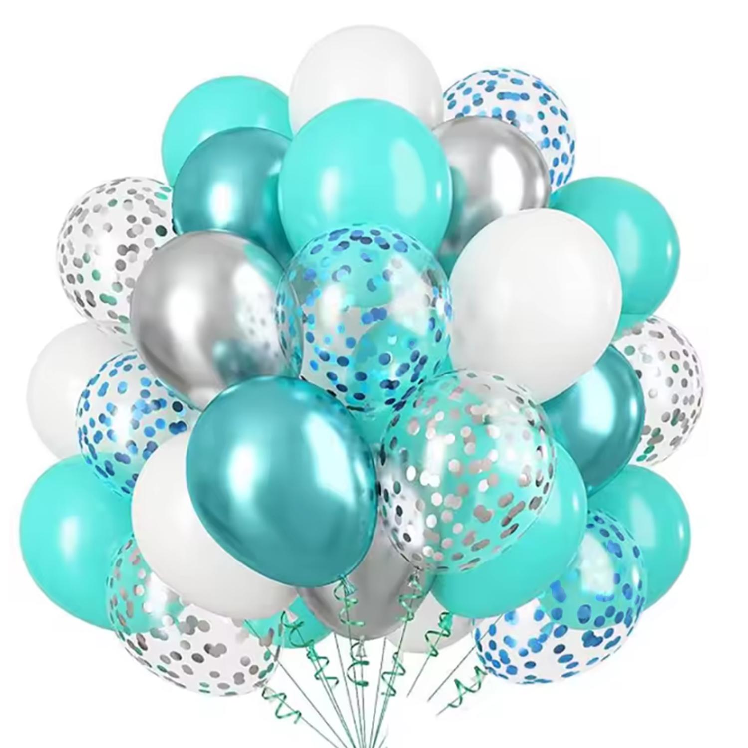 

20 шт. 12 дюймов Розово-синие латексные шары с конфетти Украшения для вечеринки в честь дня рождения Дети Мальчик Девочка Выписка из роддома Свадьба Взрослые Товары 12INCH