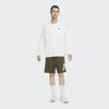 Nike Solid Color Letter Logo Sport Casual Round Neck Long Sleeve T-shirt Men Tops White DR7930-100