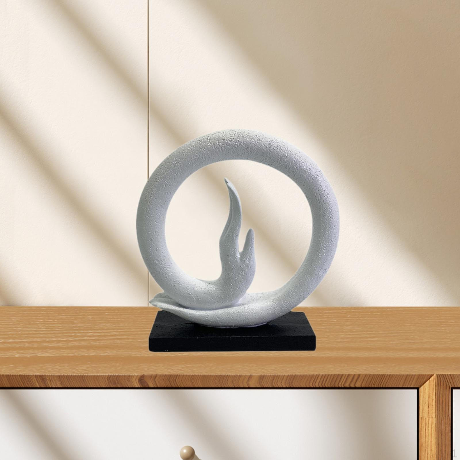 

Абстрактная статуя рук Современная скульптура Коллекционный подарок Ремесло Деликатная полимерная фигурка Настольная Style A White