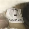 Arnold Palmer Mouton-Style Boots Gray Size 23.5cm Boa Lining Inside(USED)