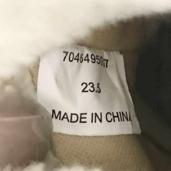 Arnold Palmer Mouton-Style Boots Gray Size 23.5cm Boa Lining Inside(USED)