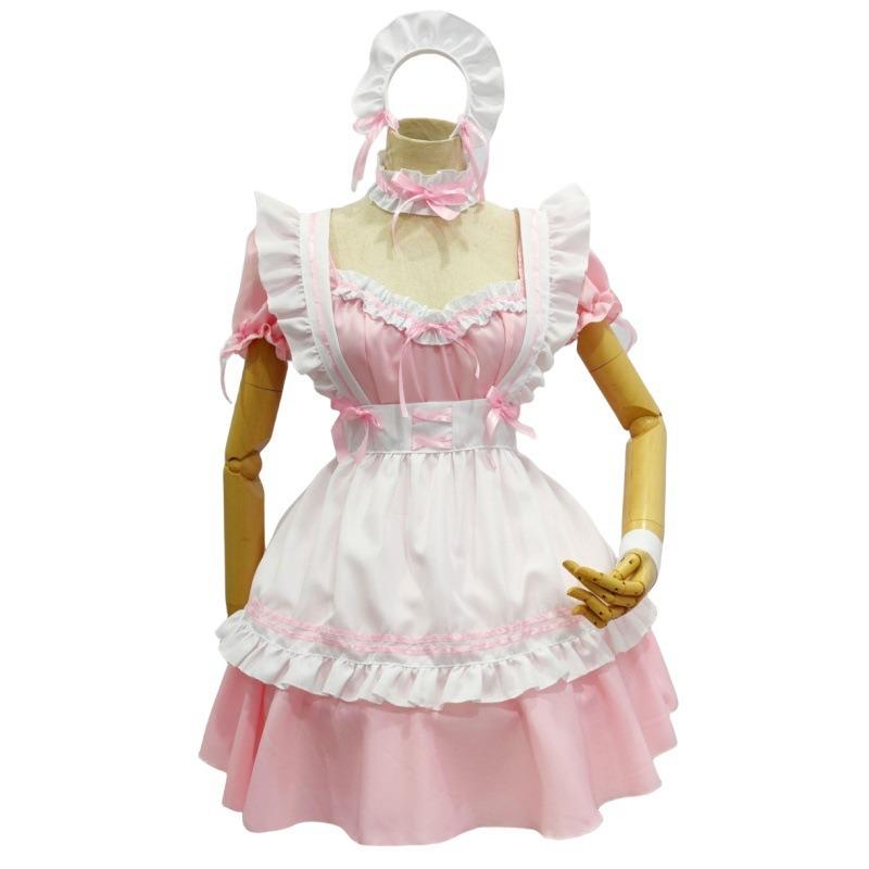 Ținută de menajeră drăguță ținută de studentă pentru femei rochie de șefă costum de menajeră lolita îmbrăcăminte bidimensională