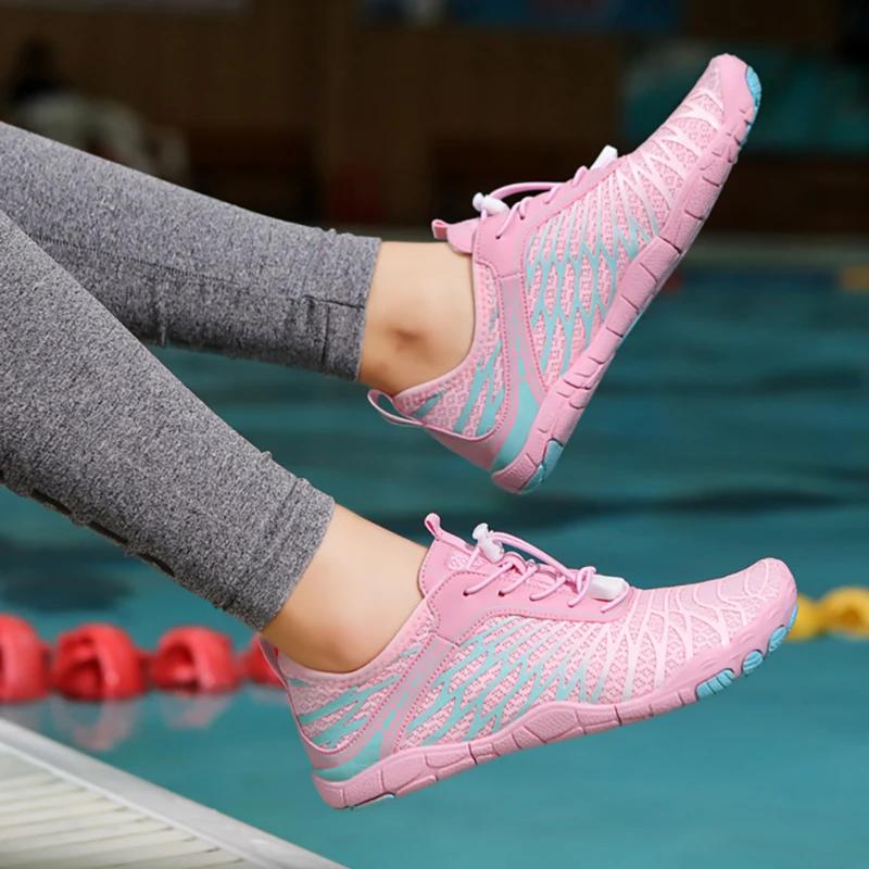 New Men’s Running Sneakers Swimming Trainers Zero Drop Shoes High Quality Aqua Barefoot Shoes Walking Wide Barefoot Water Shoes