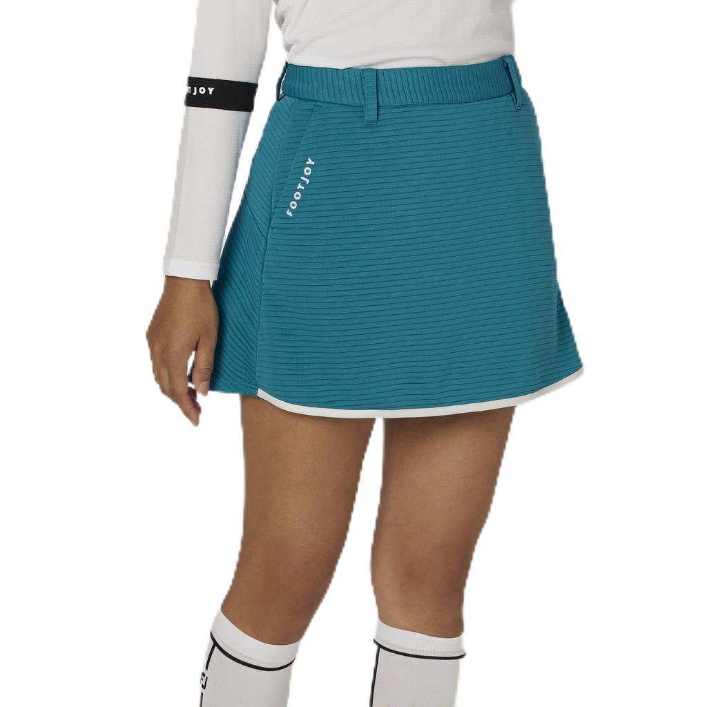 FootJoy Pocoette Flared Fjord Skirt, Blue, Women's, XL, FJW-F24-P02, 32330-XL