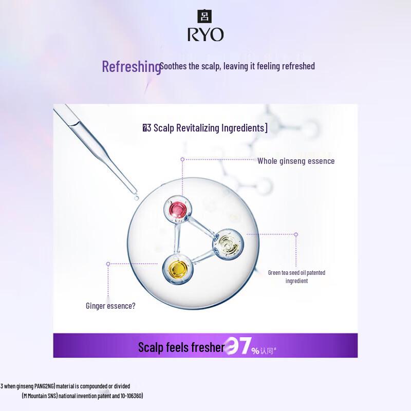 Ryo Hyaluronic Acid Volumizing Shampoo