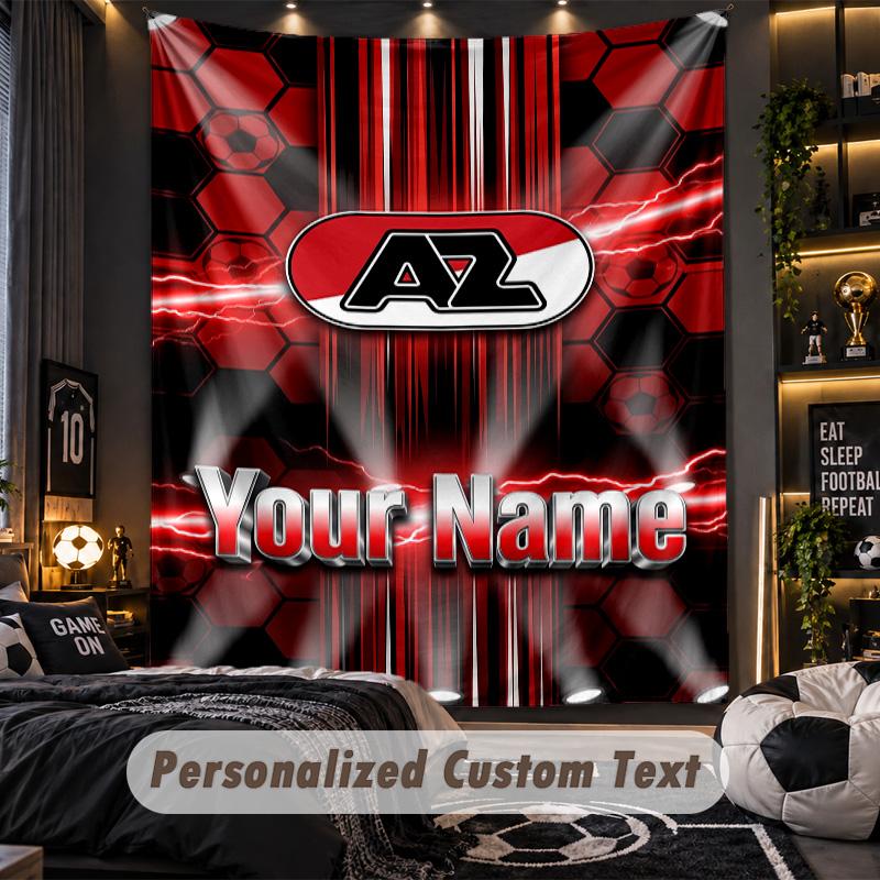 TapestryAZ Alkmaar Benutzerdefinierter Name Text Personalisierter Wandbehang Wandteppich Heimwanddekoration