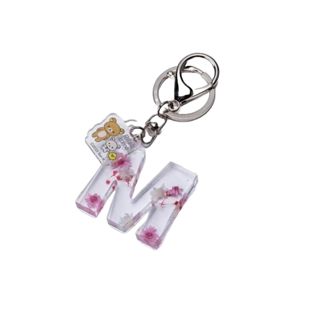

Rilakkuma Initial Resin Keychain [Sound Spice] M