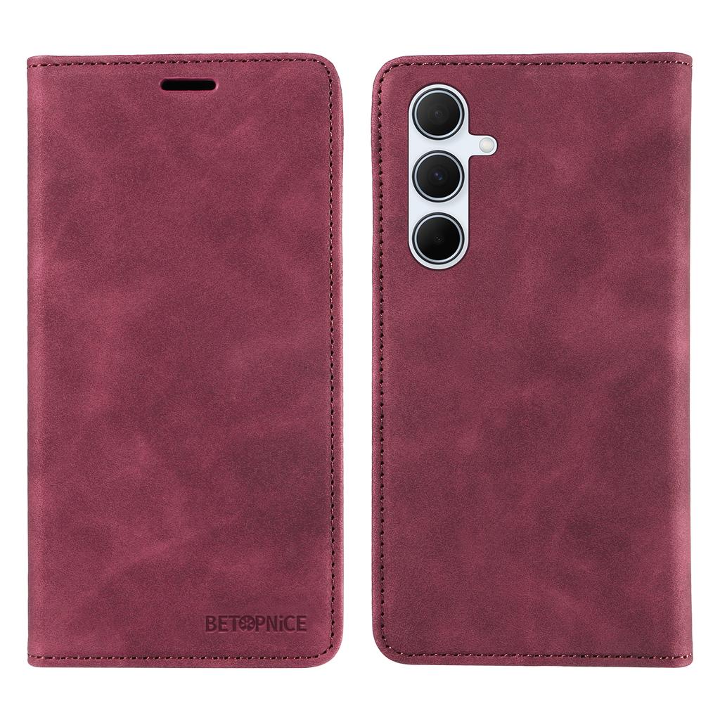 BETOPNICE 003 For Samsung Galaxy A56 5G Wallet Case Leather Phone Cover with Stand