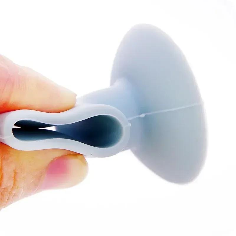 Household Silicone Door Handle Lock Suction Cup 1PC  Anti-Collision Silencer Protective Pad Furniture Accessories