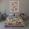Floral rose pattern. Bedding Duvet cover sets Duvet covers Pillowcases gifts (1 * Duvet Cover 2 * Pillowcases, without duvet insert)