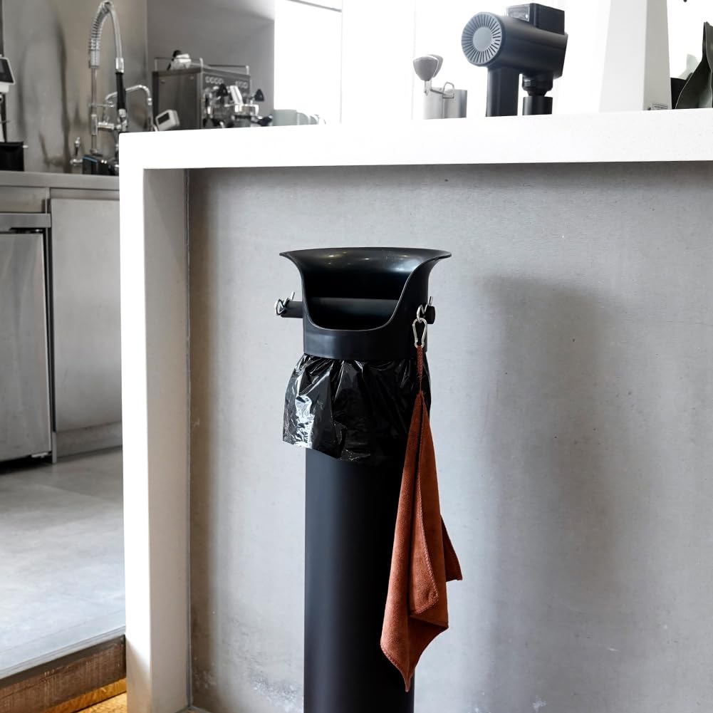 Watchget Garbage Bag Espresso Ground Knock Box Plastic Bag Knock Box Stand Knock Box Knock Box Commercial Use Plastic Bag Large Capacity W33cm X D90cm