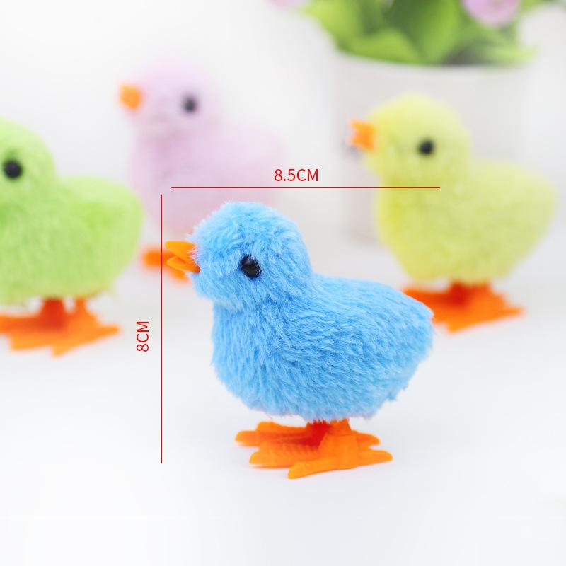 The Wind-up Chicken Can Move and Jump to Coax the Baby the Simulation Soft Plush Toy Children's Toys Born in the 80s