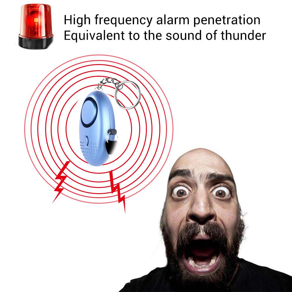5 ks Alarmů 140DB Nouzový Sebeobranný Bezpečnostní Alarm Přívěsek na Klíče s LED Světlem pro Ženy Děti a