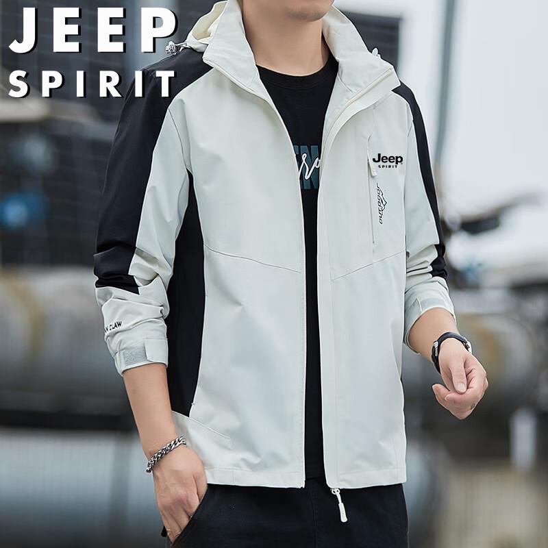 JEEP SPIRIT Men's Waterproof Casual Outdoor Jacket