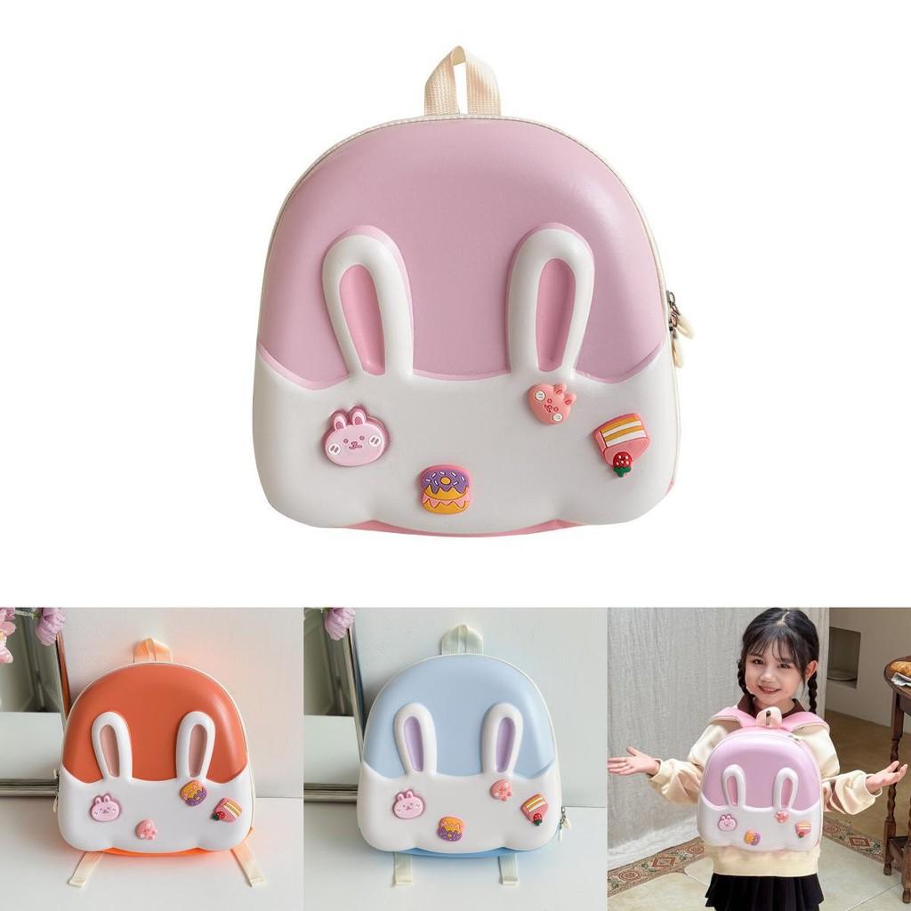 Cute Cartoon Kids Backpack Lightweight Eva Bunny Design For Boys And Girls School Use