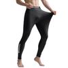 Men's Thermal Fleece Compression Pants for Running, Cycling, and Training