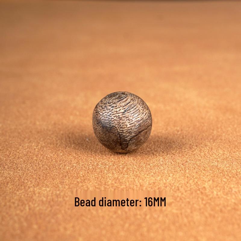 Brunei Agarwood Bead Bracelet 16mm Pendant - Single Bead Wooden DIY Accessory, Prayer Beads.