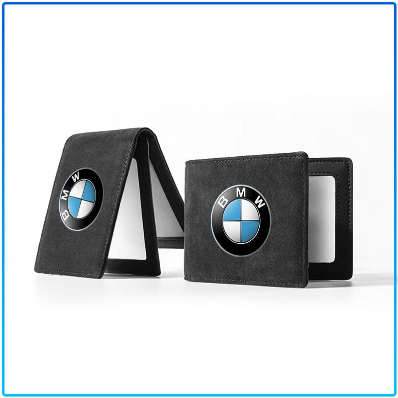 PU Leather Credit Card Case Car Driving Documents Protective Case For BMW M Performance 1 3 5 7 Series M3 M4 M5 M6 X1 X3 X5 X6 X7 E30 E34 E36 E39 E4