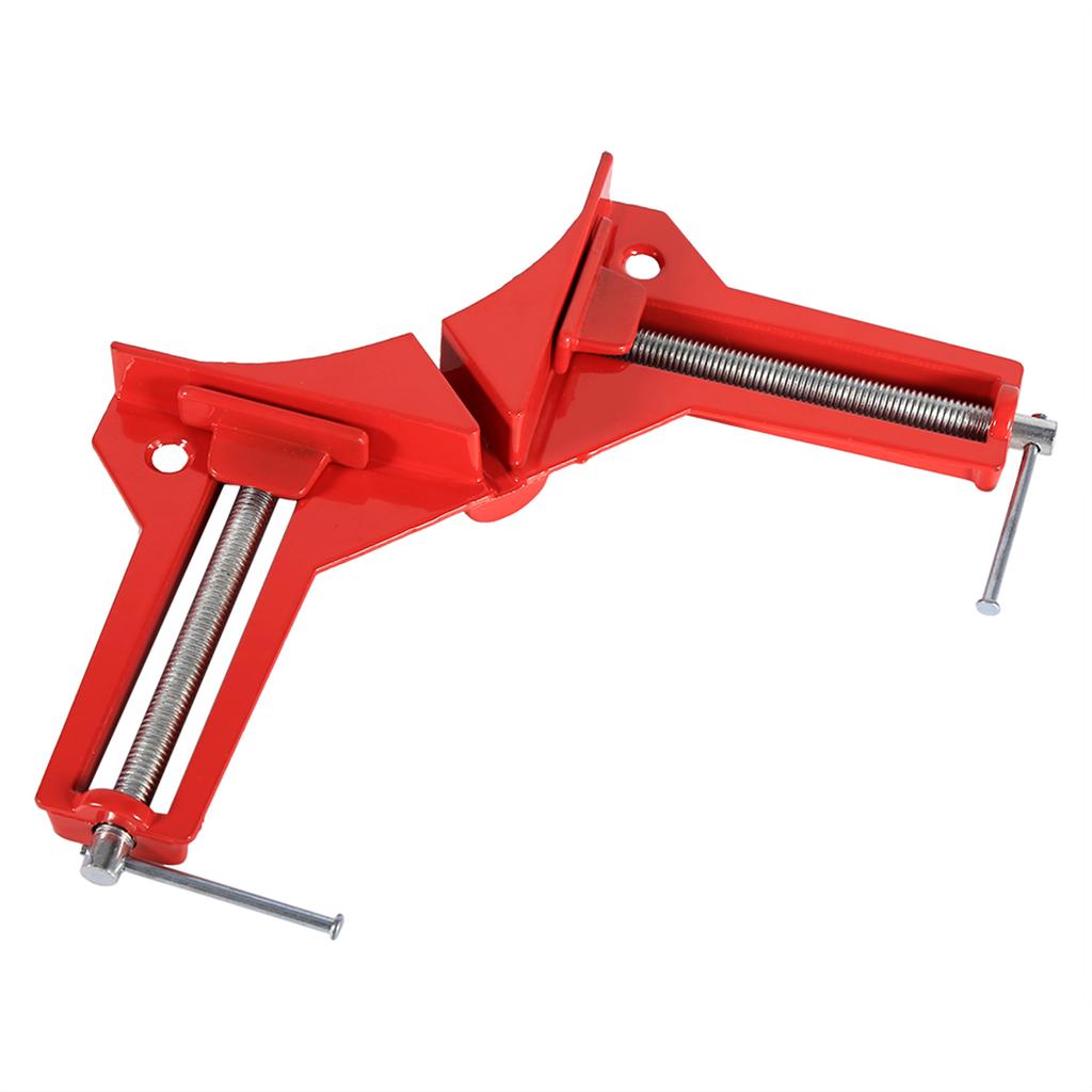 Red 90 Degree Right Angle Corner Clamp Fixture Picture Frame Holder WoodworkingTool Hot