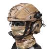Casca Tactica cu Cască, Cască Airsoft Reglabilă cu Husă pentru Cască și Mască Balaclava pentru Față pentru Cosplay Echipament Tactic de Vânătoare
