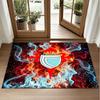 Celta Vigo FC Design Crystal Velvet Rug Soft Decorative Mat for Bedroom Entrance