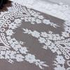 ( 3 Colors ) French Chantilly Lace, 3m X 32cm, Non-stretch Eyelash Lace Fabric for Wedding, Lingerie, Dress, Garment, Sewing & Crafting