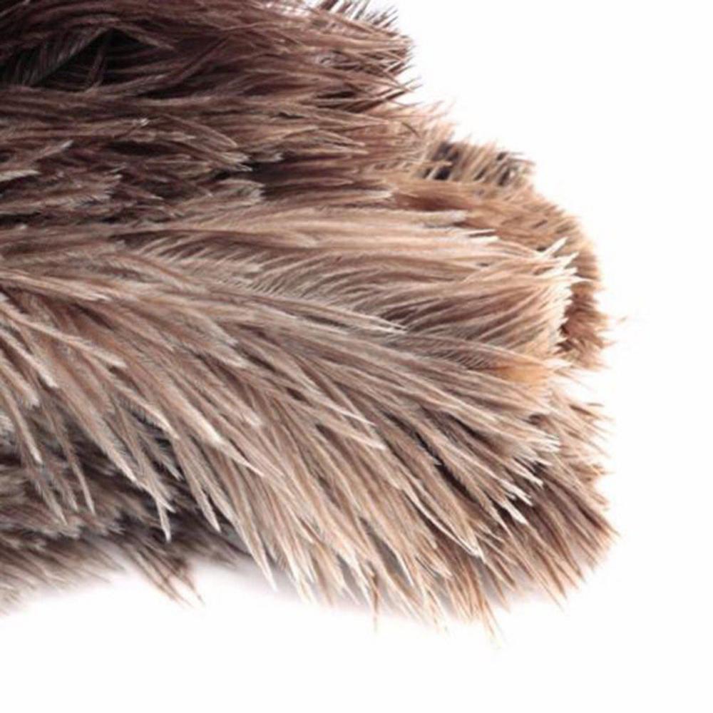Spolverino Piume di Struzzo 32cm Manico in Legno Strumento di Pulizia Antistatico per Mobili di Casa Strumenti Pulizia Polvere Auto