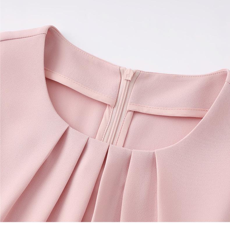 Elegant French-Inspired Slimming Waist Dress for Women