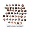 50x Mini Dynie Dekoracja do Rękodzieła Ozdoby Wypełniacz do Wazonów Mini Dynie na Święto Dziękczynienia Ślub Wianek Potpourri DIY Dom