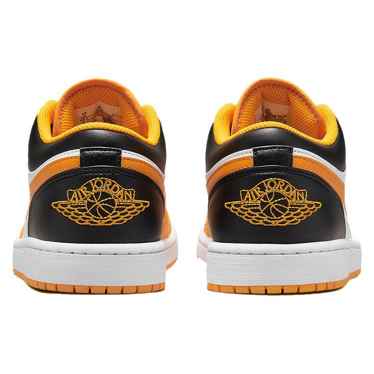 Air Jordan 1 Low Taxi Bianco Sneakers da Uomo Giallo Nero 553558-701