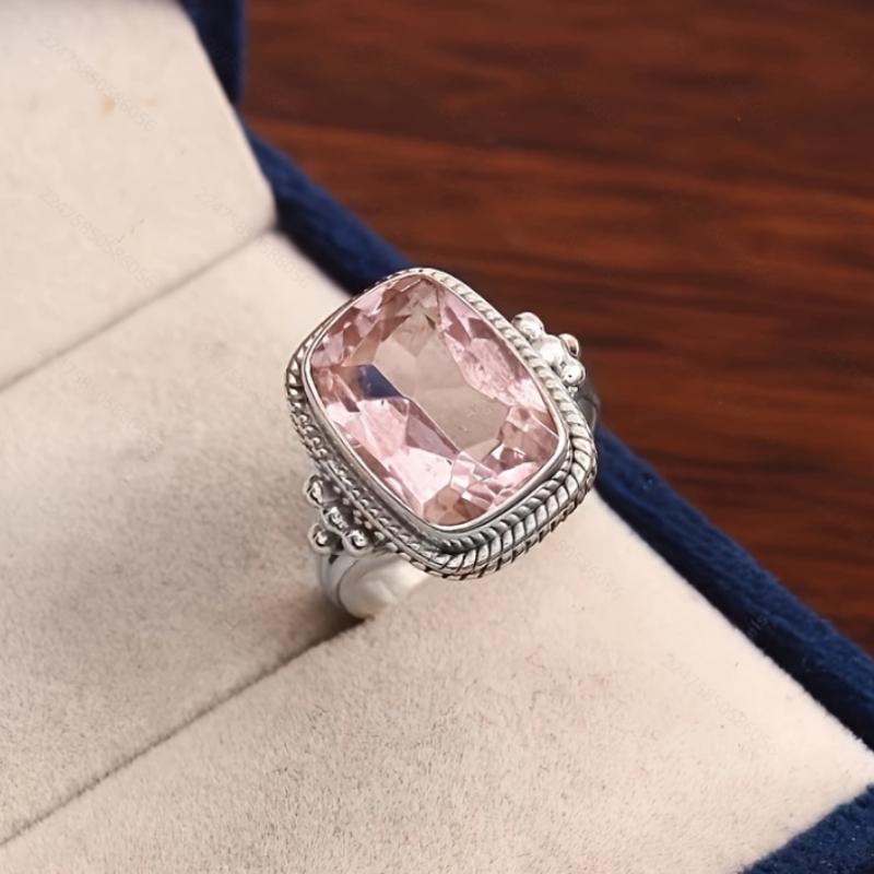 

New Niche Retro Trend Geometric Square Carved Floral Geometric Ring Women s Niche Ethnic Style Holiday Accessories Gift 8