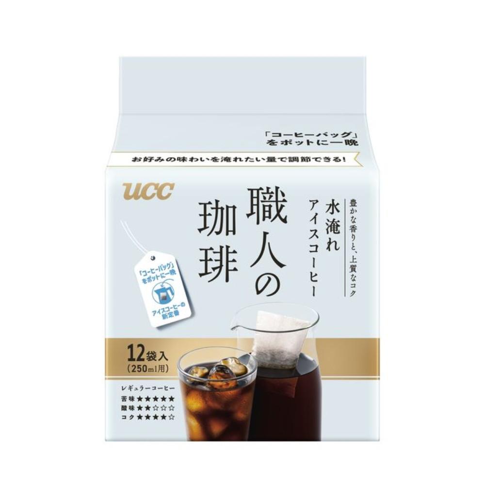 Japan UCC Ueshima Coffee Shokunin no Coffee Coffee Bags Cold Brew Iced Coffee- 12 Cups 12 Cups