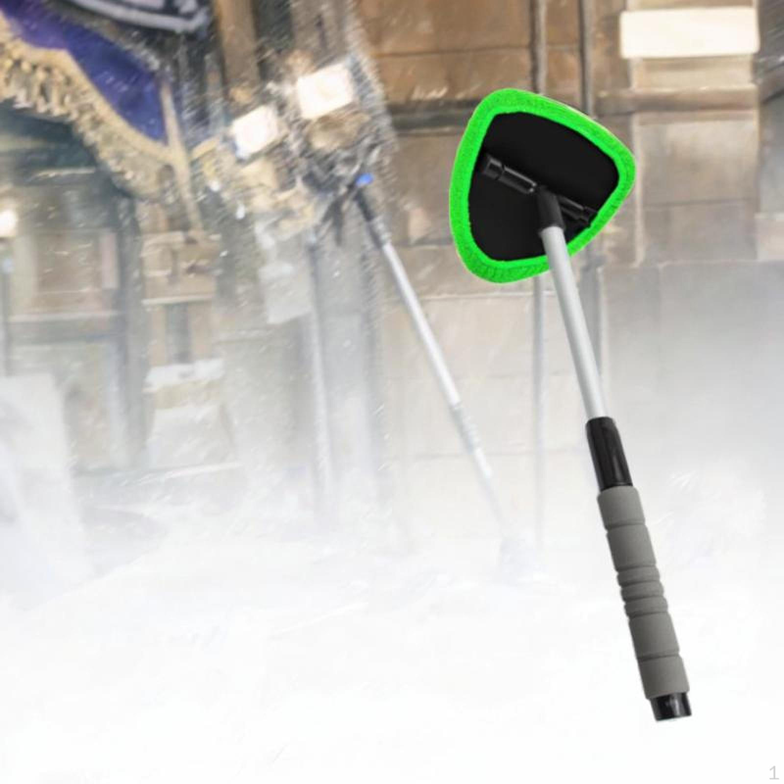 

Инструмент для чистки лобового стекла автомобиля, автоматический стеклоочиститель, регулируемая длина, щетка для мытья Triangle Green