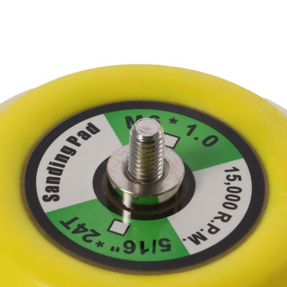 1pc 3-Inch Hook and Loop Pad Plate Metal Polishing Backer Plate for Dual Action Orbital Sanders