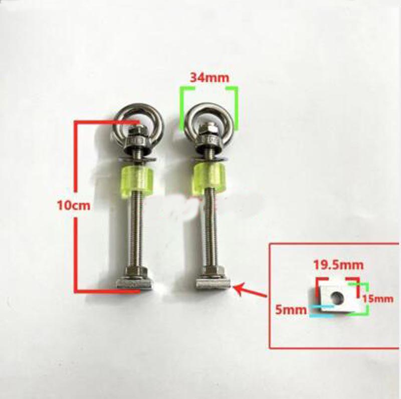 Stainless Steel Off-Road Vehicle Platform Expansion Screw for Recovery Board Fixing and Luggage Rack