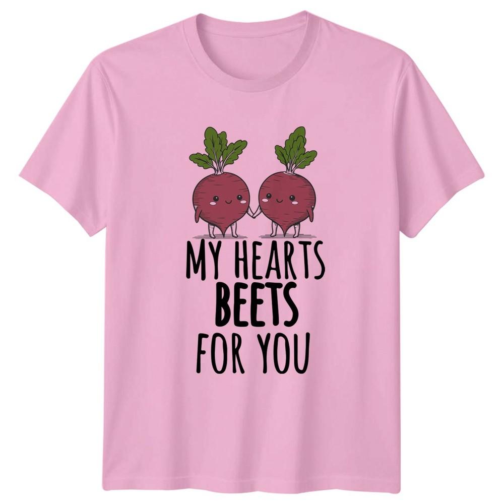 My Hearts Beets For Unisexs TShirt Vegetable Valentine Gift For Her