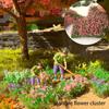 Artificial Miniature Flower Cluster Tearable Grass Tufts Model For Diorama Garden Railway Landscape Dollhouse Craft Model Making