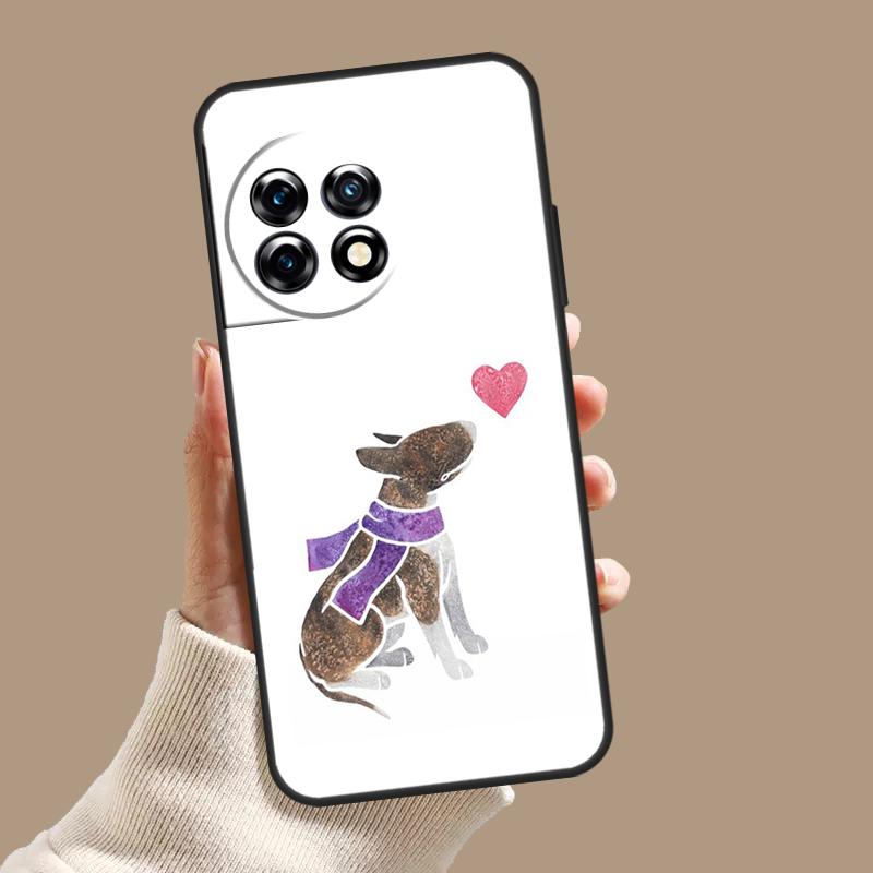 English Bull Terrier Dog Case For OnePlus Nord 5 CE 4 3 Lite N20 N30 OnePlus 15 13 12 11 8 9 10 Pro 12R 13T 13R Cover