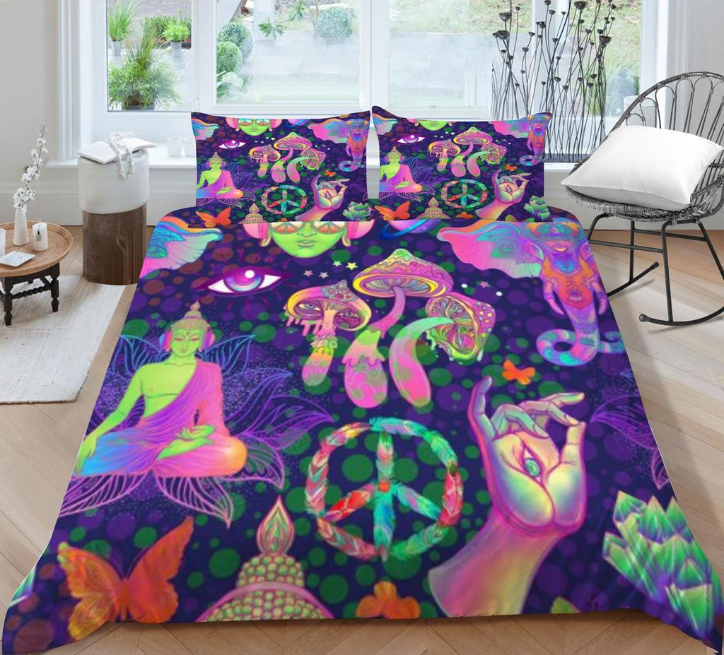 Bed Cover Boho Bedding Cover Suit Bohemian Duvet Cover Highend Quilt Cover Children Single Size Home Bed Clothes