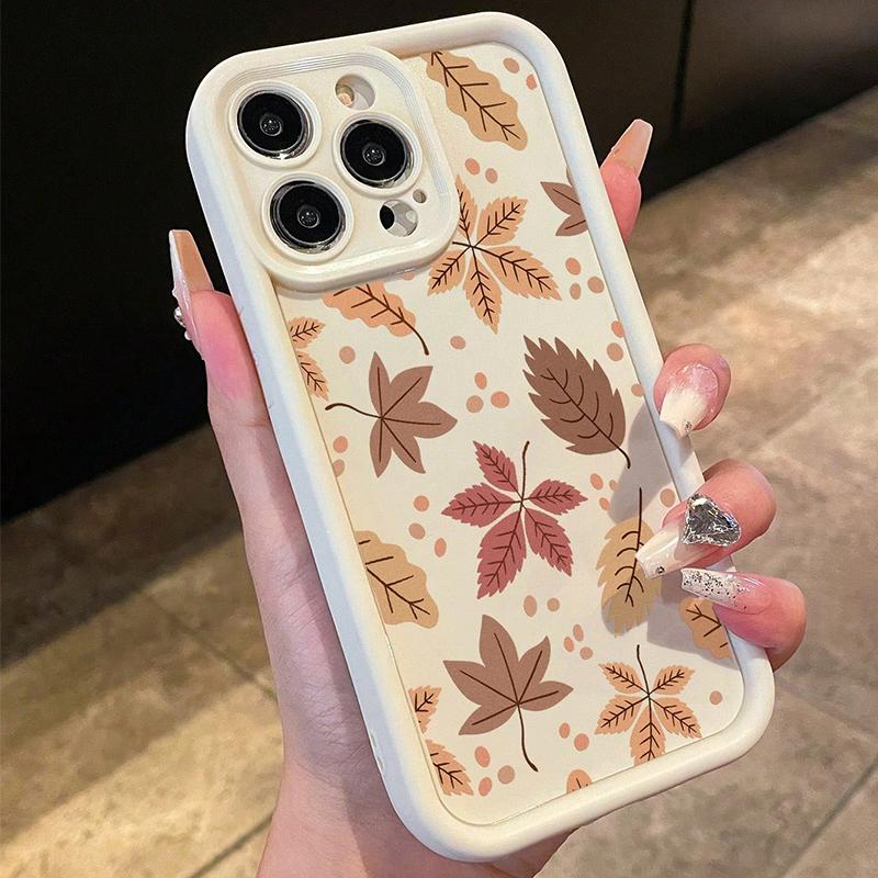 

Autumn Leaves Maple Leaves Phone Case for Samsung Galaxy A56 A55 A36 A35 A26 A25 A15 5G A24 A23 A22 A52 A52S A71 A72 4G Cover A25