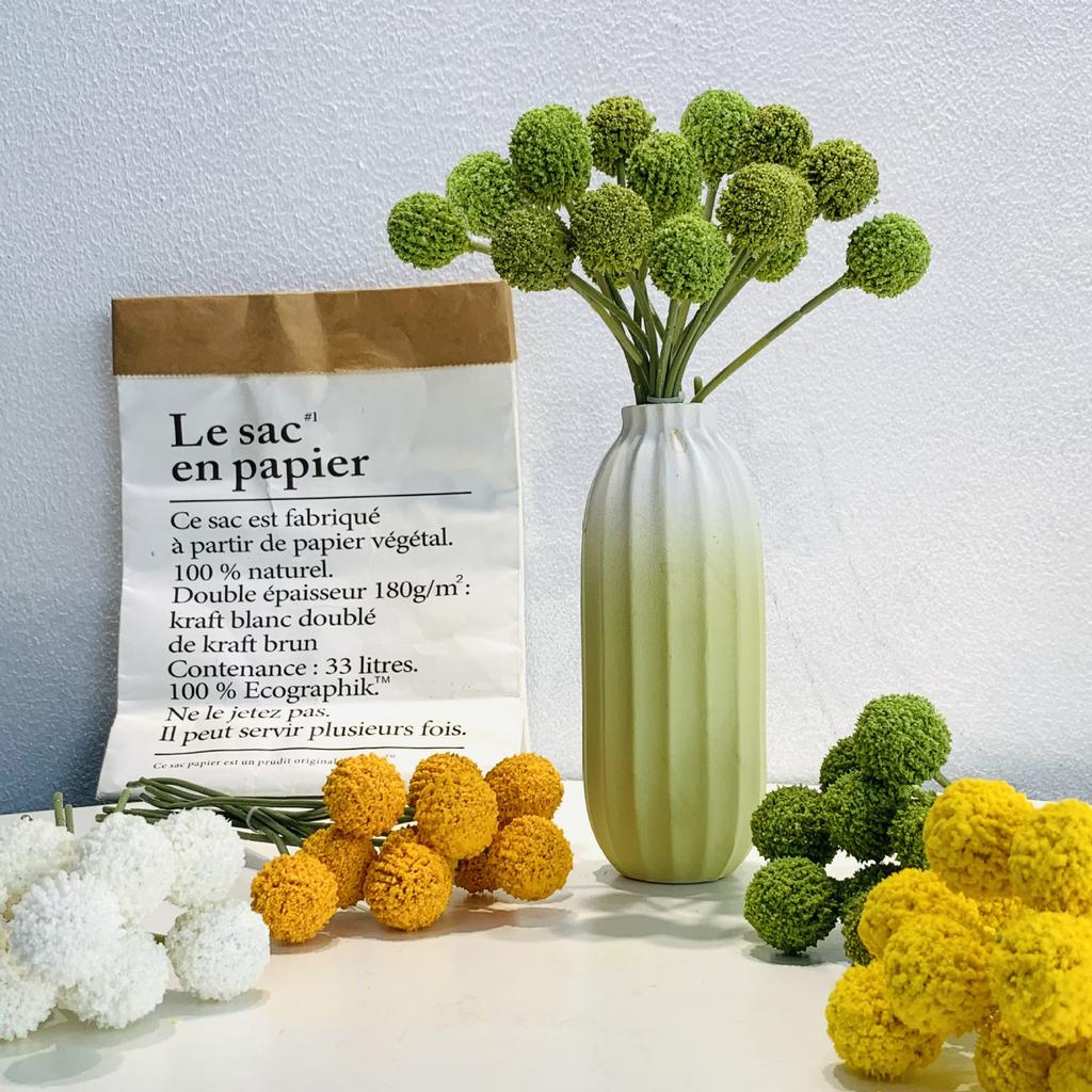 Artificial Flowers Silk Ball Chrysanthemum Home Room Vase Festival Decora Wreath Wedding Brial Bouquet Party Gifts Accessories