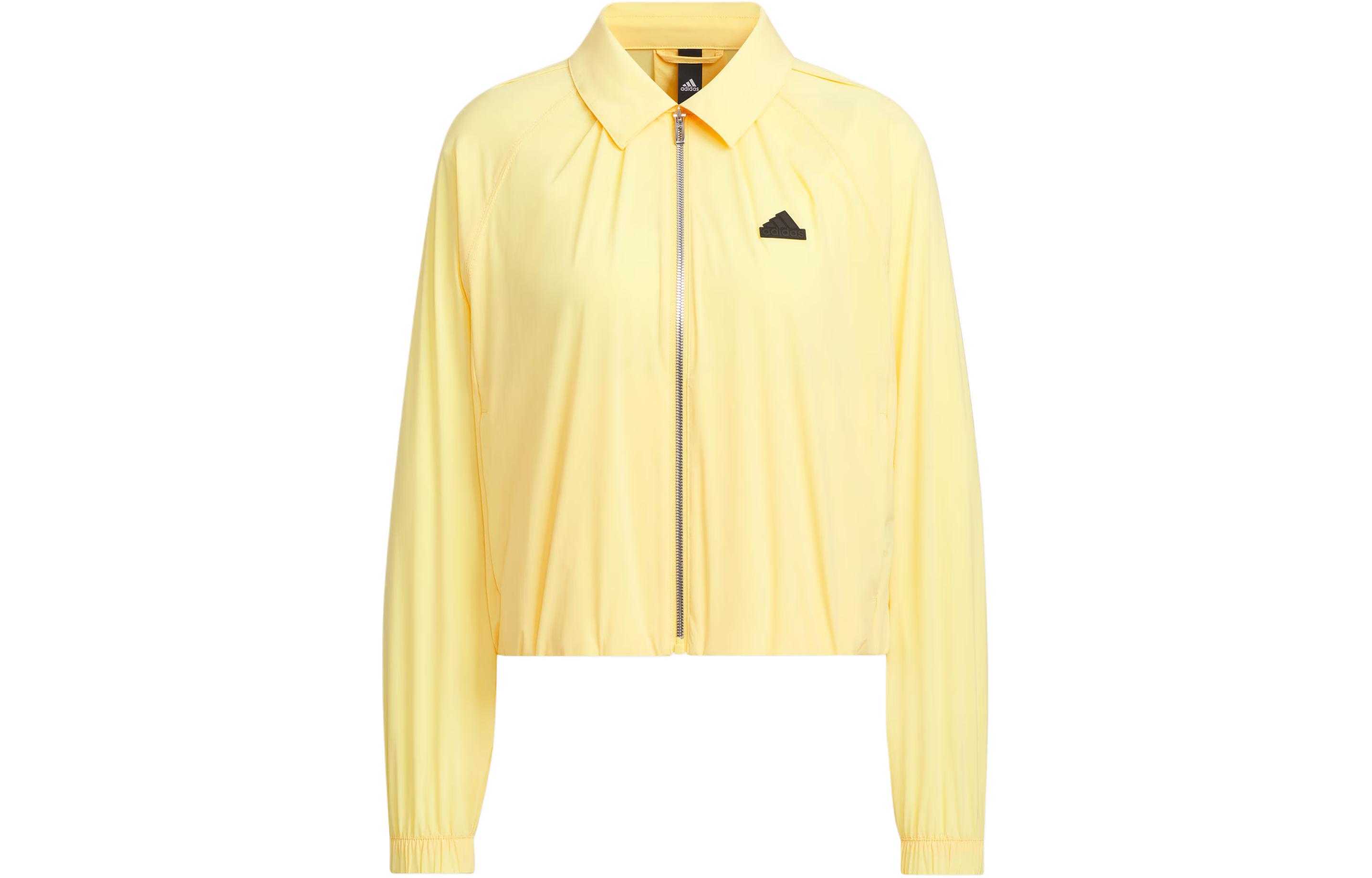 Adidas Windbreaker Jackets & Coats Women s Bright Yellow IM8818 S