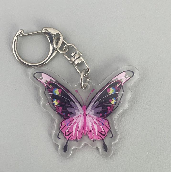 

Чарівний брелок-метелик: Стильний акриловий кулон для шкільних рюкзаків або подарунків