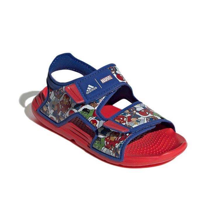 Adidas Marvel X  Adventures Comfortable Versatile Non-Slip Sandals Kids Sandals Blue Red GY5532