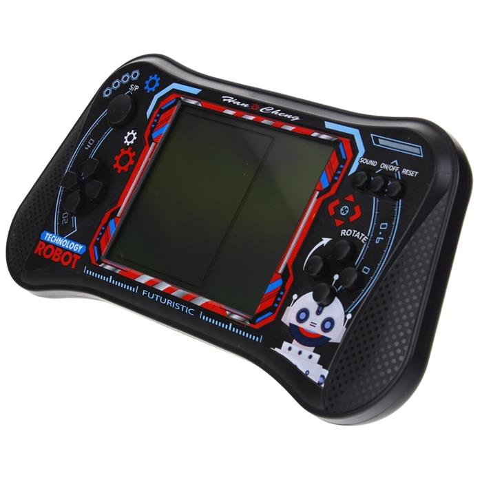Jeu Électronique Arcade Jouet pour Enfants Console Tetris Son - Noir