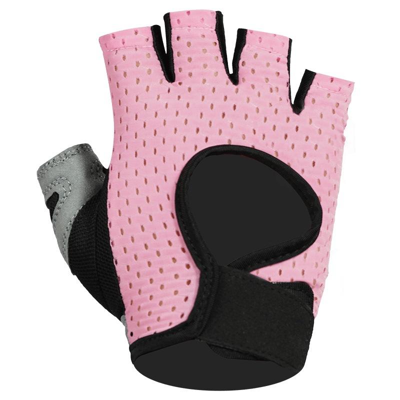 Sports Fitness Gloves Women's Equipment Training Professional Horizontal Bar Anti-slip Anti-wear Gloves Yoga Half-finger Anti-cocooning